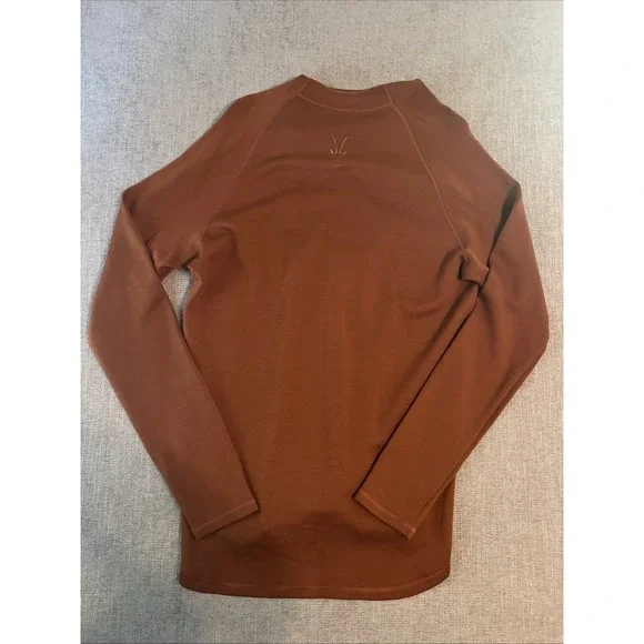 Ibex Merino Wool 1/2 Zip Pullover Men's XL Preppy Golf Made In USA Rustic Color - Picture 8 of 10